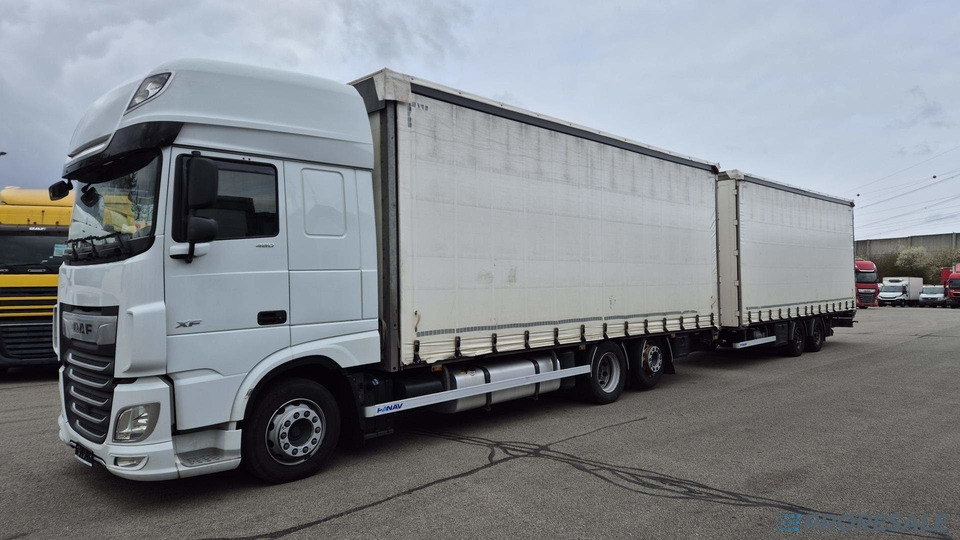 DAF XF 480 FAR SSC EURO 6 velkoobjemová souprava - prodejné jen s přívěsem PANAV TVK18M - P0463W - cena je za celou soupravu - Тентованный грузовик: фото 2 DAF XF 480 FAR SSC EURO 6 velkoobjemová souprava - prodejné jen s přívěsem PANAV TVK18M - P0463W - cena je za celou soupravu - Тентованный грузовик: фото 2