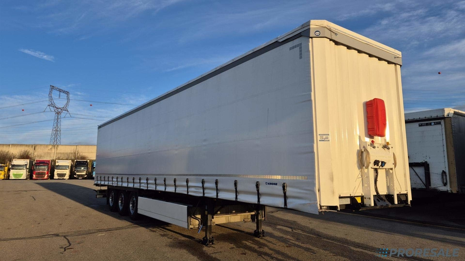 KRONE SD PROFI LINER + paletový koš 32 palet + 2 x zvedací náprava - Тентованный полуприцеп: фото 1 KRONE SD PROFI LINER + paletový koš 32 palet + 2 x zvedací náprava - Тентованный полуприцеп: фото 1