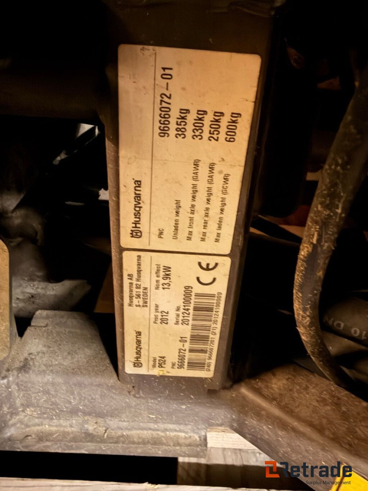 Газонокосилка 2 stk Husqvarna P524 repobjekter: фото 6