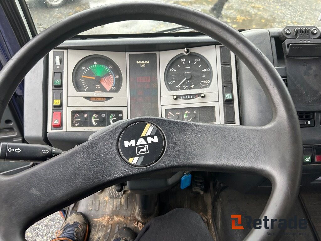 Самосвал, Автоманипулятор 2000 Tippbil med kran og  plan MAN 12.224LC. EU-Godkjent: фото 18