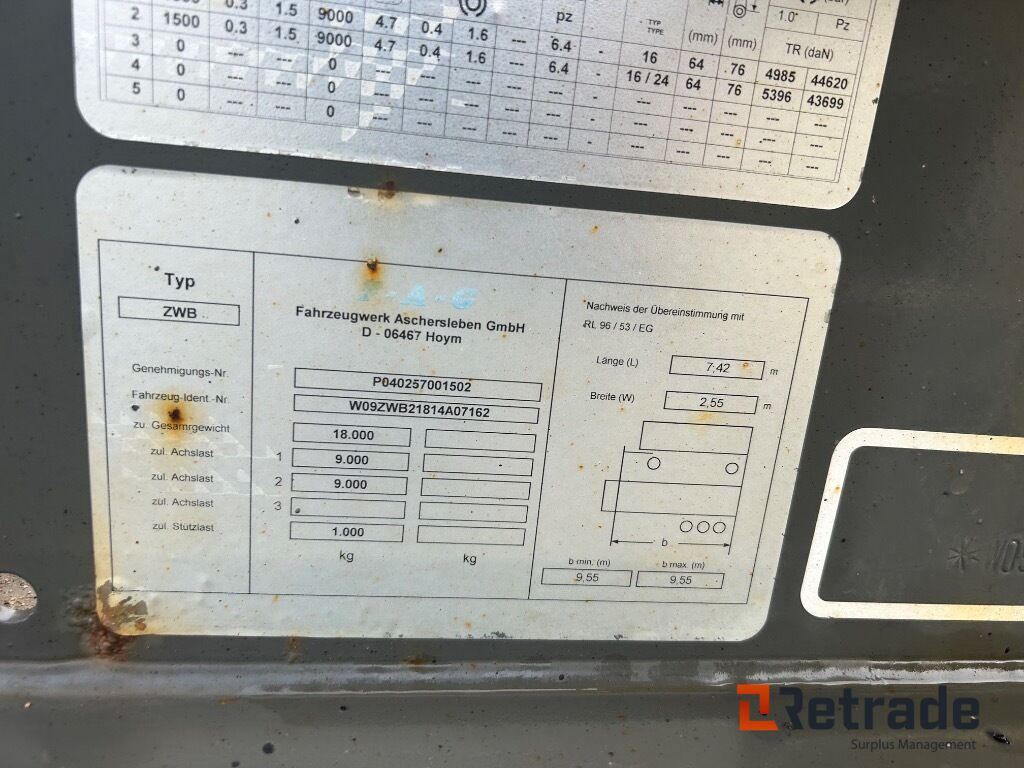 Прицеп-контейнеровоз/ Сменный кузов 2014 Container henger F.A.G EU-Godkjent: фото 12 Прицеп-контейнеровоз/ Сменный кузов 2014 Container henger F.A.G EU-Godkjent: фото 12