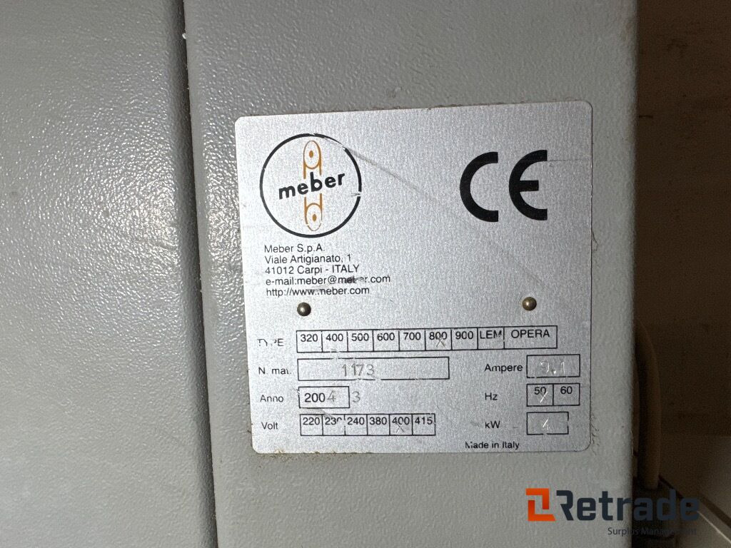 Båndsav Meber 800 - Ленточная пила по металлу: фото 5 Båndsav Meber 800 - Ленточная пила по металлу: фото 5