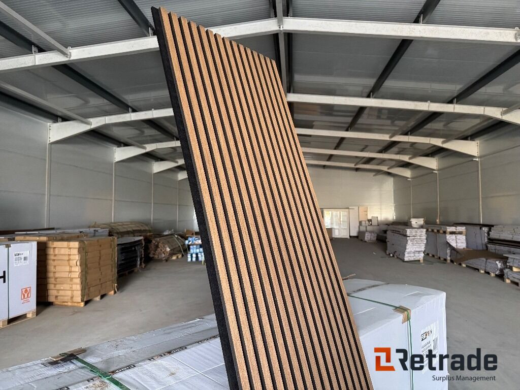 Строительное оборудование Byggematerialer Akustikpaneler basic/oiled oak 40 stk 22x605x2440mm: фото 7 Строительное оборудование Byggematerialer Akustikpaneler basic/oiled oak 40 stk 22x605x2440mm: фото 7