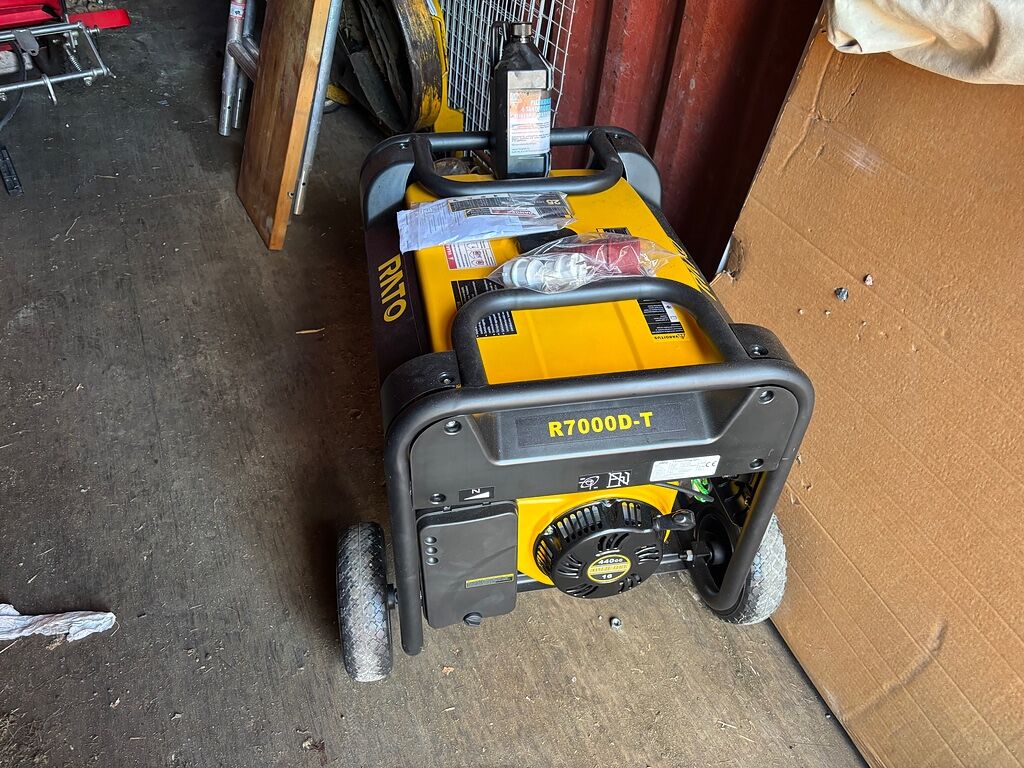 Elverk Rato R7000D-T 6,8kW Nytt - Оборудование для мастерских: фото 2 Elverk Rato R7000D-T 6,8kW Nytt - Оборудование для мастерских: фото 2