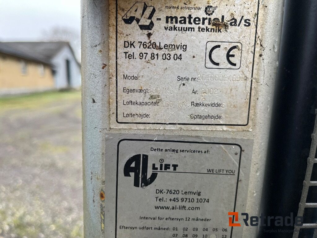 Forskelligt udstyr AL- VAC AL - VAC Vacum fliselægger - Строительное оборудование: фото 5 Forskelligt udstyr AL- VAC AL - VAC Vacum fliselægger - Строительное оборудование: фото 5