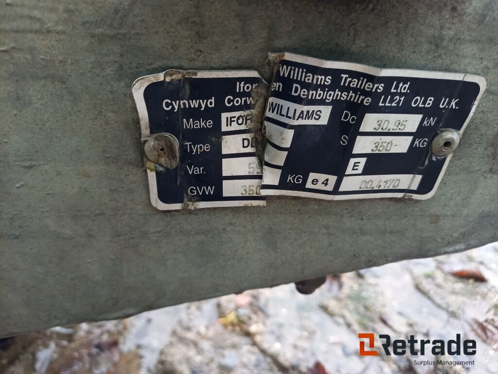 Прицеп бортовой/ Платформа IFOR WILLIAMS TB TB5521-353 Maskintrailer: фото 14 Прицеп бортовой/ Платформа IFOR WILLIAMS TB TB5521-353 Maskintrailer: фото 14