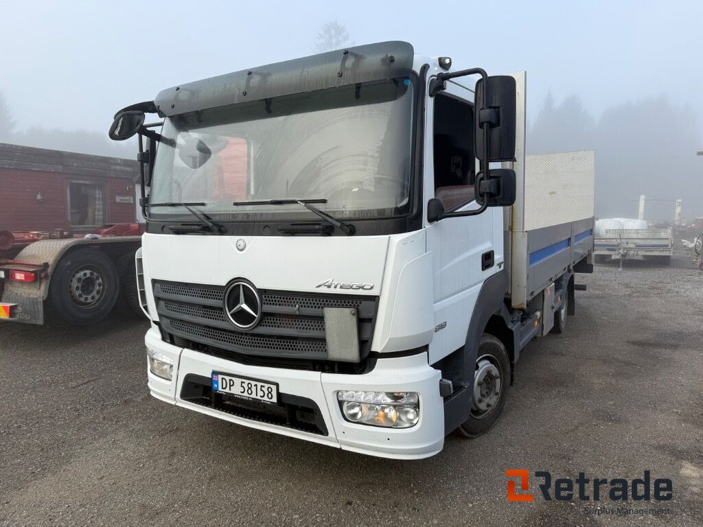 Lastebil Mercedes-Benz Atego EURO 6 Lav kilometer stand med baklem leveres ferdig EU - Грузовик бортовой/ Платформа: фото 1 Lastebil Mercedes-Benz Atego EURO 6 Lav kilometer stand med baklem leveres ferdig EU - Грузовик бортовой/ Платформа: фото 1