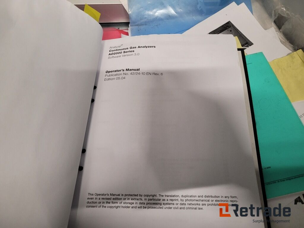Промышленное оборудование Rökgasanalysator ABB EasyLine: фото 21 Промышленное оборудование Rökgasanalysator ABB EasyLine: фото 21
