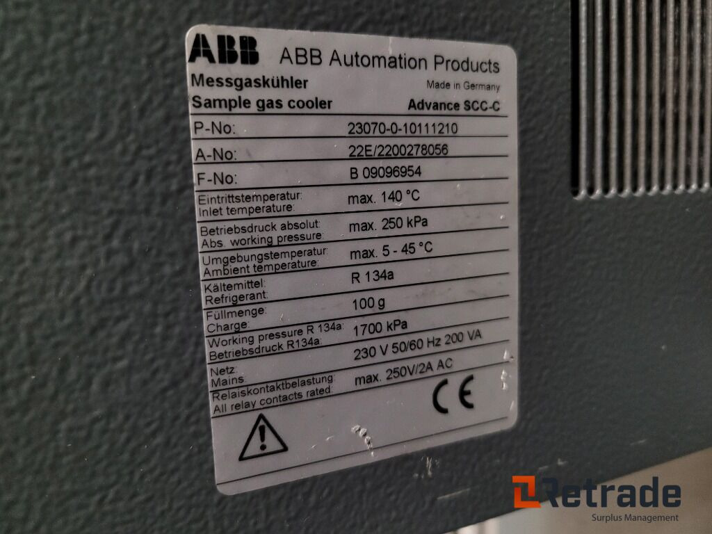 Промышленное оборудование Rökgasanalysator ABB EasyLine: фото 8 Промышленное оборудование Rökgasanalysator ABB EasyLine: фото 8