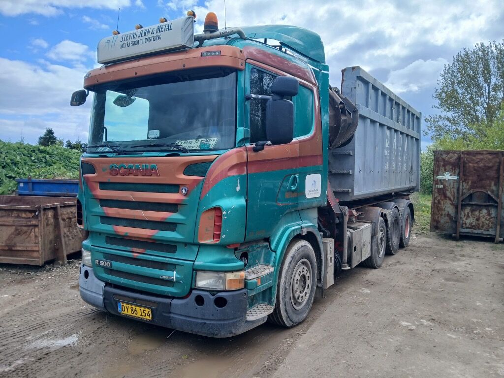 Scania R500 med kran - Самосвал, Автоманипулятор: фото 1 Scania R500 med kran - Самосвал, Автоманипулятор: фото 1