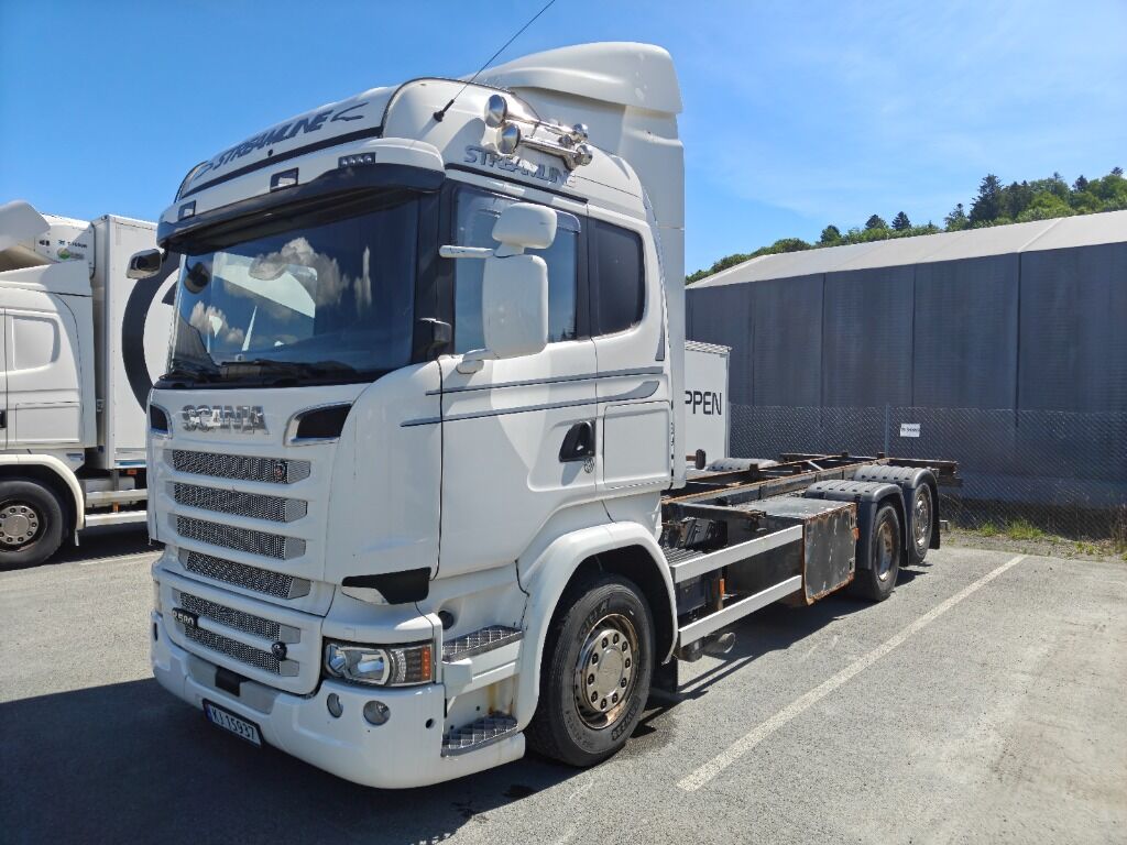 Scania R580, 6X2 Containerbil - Грузовик-контейнеровоз/ Сменный кузов: фото 1 Scania R580, 6X2 Containerbil - Грузовик-контейнеровоз/ Сменный кузов: фото 1