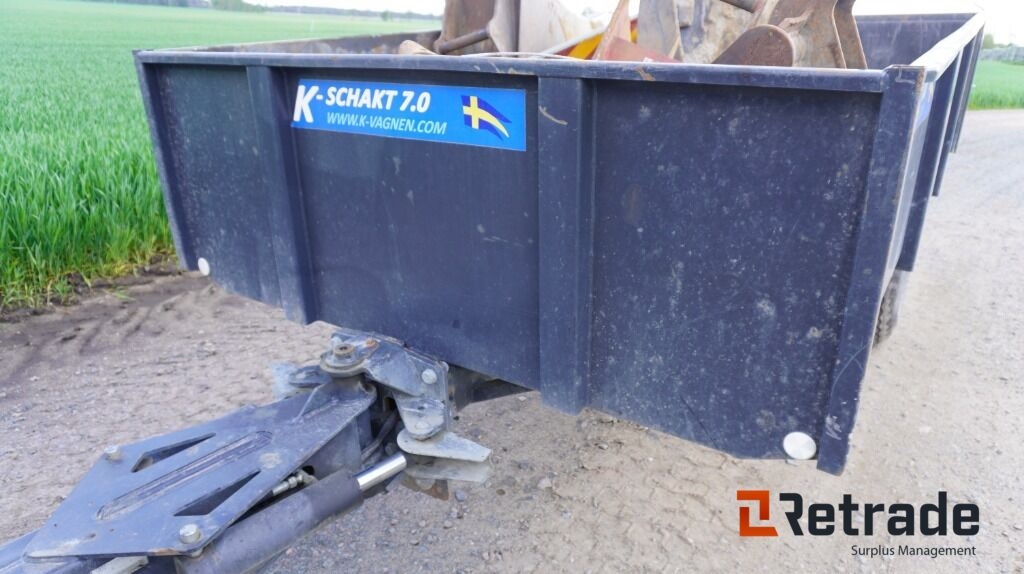 Schaktvagn K-Vagnen 7,0 styrbart drag - Самосвальный прицеп: фото 5 Schaktvagn K-Vagnen 7,0 styrbart drag - Самосвальный прицеп: фото 5