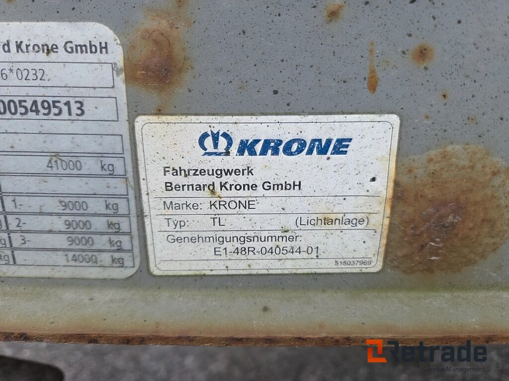 Тентованный полуприцеп Trailer Krone SD Profi-liner: фото 30 Тентованный полуприцеп Trailer Krone SD Profi-liner: фото 30