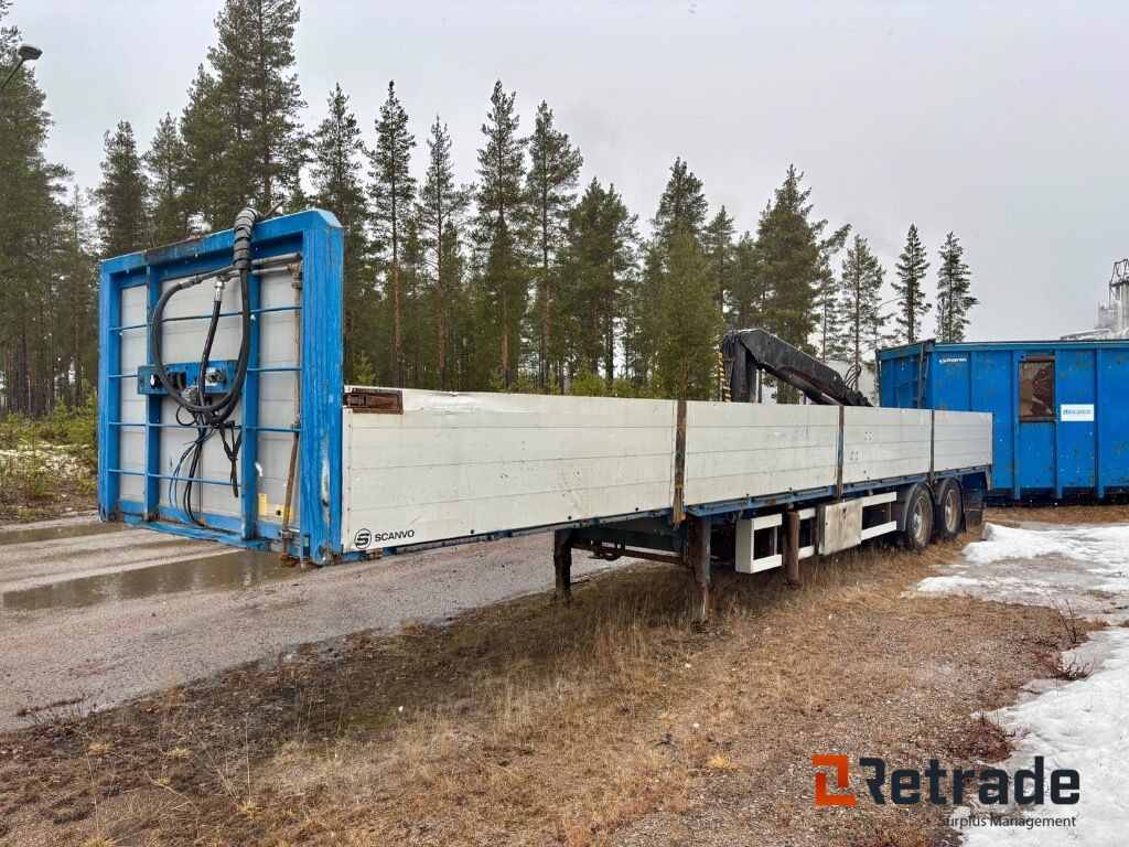 Trailer med kran Renders - Полуприцеп бортовой/ Платформа: фото 2 Trailer med kran Renders - Полуприцеп бортовой/ Платформа: фото 2