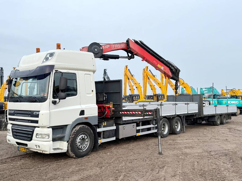 DAF CF85.410 + 21m kran Fassi Crane 21ton/m + Trailer - Автоманипулятор: фото 1 DAF CF85.410 + 21m kran Fassi Crane 21ton/m + Trailer - Автоманипулятор: фото 1
