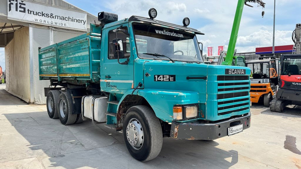 Scania R142-V8 H 6x4 3 sided tipper - full spring - Самосвал: фото 3 Scania R142-V8 H 6x4 3 sided tipper - full spring - Самосвал: фото 3