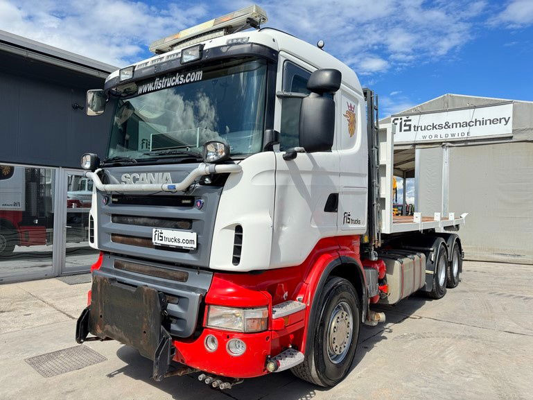 Scania R400 6x4 abroll tipper + plato - Грузовик-контейнеровоз/ Сменный кузов: фото 1 Scania R400 6x4 abroll tipper + plato - Грузовик-контейнеровоз/ Сменный кузов: фото 1