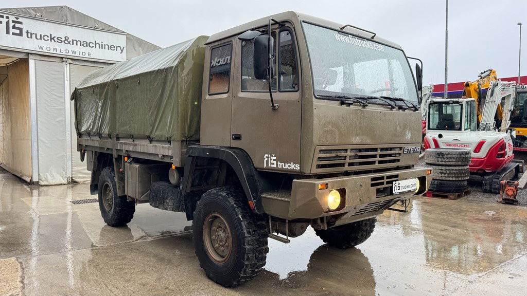 Steyr 12M18 4X4 stake body - ex. truck - Тентованный грузовик: фото 3 Steyr 12M18 4X4 stake body - ex. truck - Тентованный грузовик: фото 3