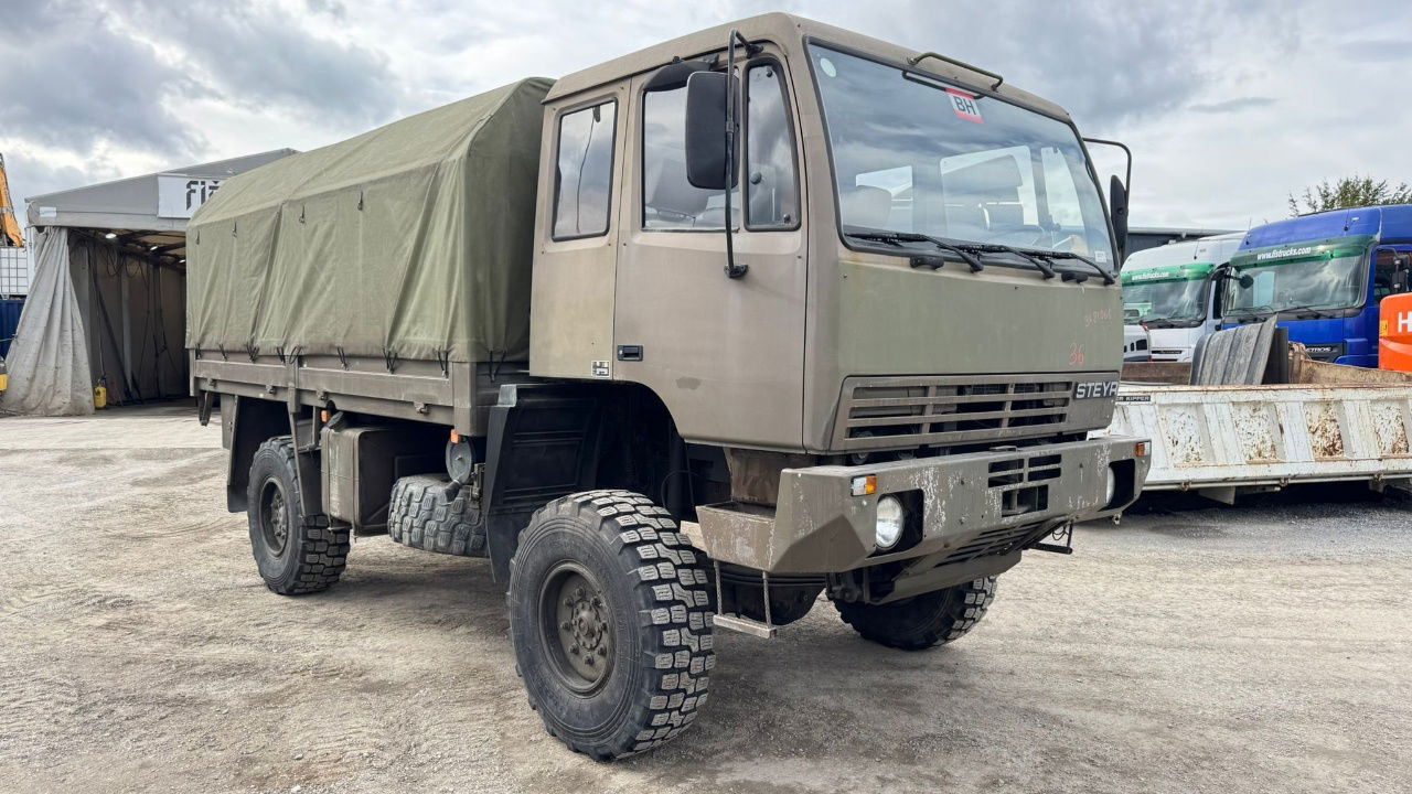 Steyr 12M18 4X4 stake body -  truck - Тентованный грузовик: фото 3 Steyr 12M18 4X4 stake body -  truck - Тентованный грузовик: фото 3
