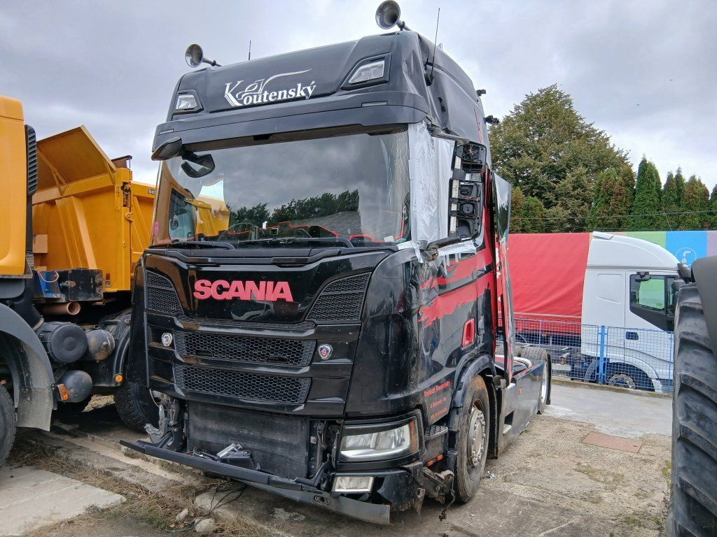 Тягач Scania R450 MEGA/lowdeck Unfall / damage: фото 1