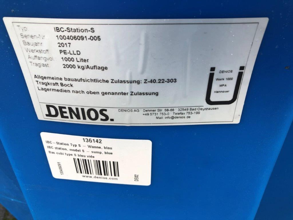 Hazardous materials storage Denios IBC Station 1000 liters - Резервуар для хранения: фото 2 Hazardous materials storage Denios IBC Station 1000 liters - Резервуар для хранения: фото 2