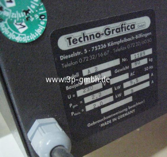 Technografica A 2 baking oven for printing plates - Печатное оборудование: фото 2 Technografica A 2 baking oven for printing plates - Печатное оборудование: фото 2