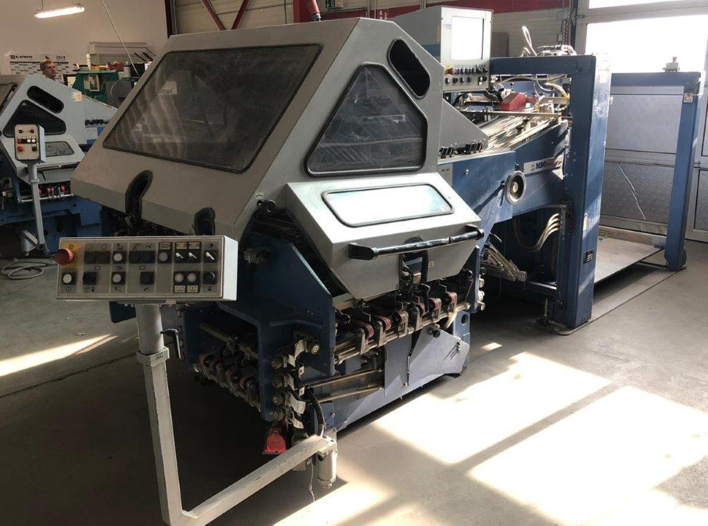Semi-automatic adjustable combination folding machine MBO K 800.1-SKTL-4-FP from Bj. 2003 - Фальцовщик: фото 1 Semi-automatic adjustable combination folding machine MBO K 800.1-SKTL-4-FP from Bj. 2003 - Фальцовщик: фото 1