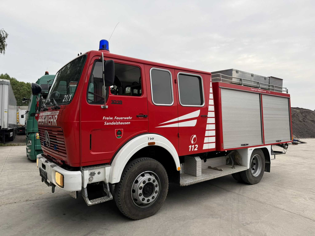 Mercedes 1019AF,4x4,Wóz strażacki, 50610 km, 2500 l, Import Niemcy - Пожарная машина: фото 2 Mercedes 1019AF,4x4,Wóz strażacki, 50610 km, 2500 l, Import Niemcy - Пожарная машина: фото 2