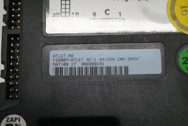 Atlet 302203131 | Rij regeling driving controller FZ 2007 ATLET AC-I 24/250 Can - Блок управления для Погрузочно-разгрузочной техники: фото 2 Atlet 302203131 | Rij regeling driving controller FZ 2007 ATLET AC-I 24/250 Can - Блок управления для Погрузочно-разгрузочной техники: фото 2