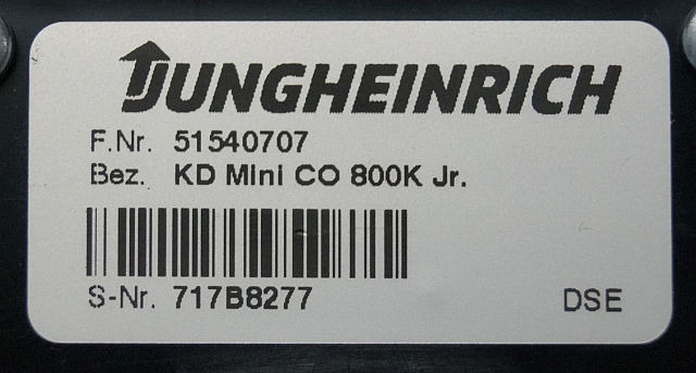 Jungheinrich 51540707 | Display KD mini Co 800K Jr. sn. 717B8277 - Приборная панель для Погрузочно-разгрузочной техники: фото 3 Jungheinrich 51540707 | Display KD mini Co 800K Jr. sn. 717B8277 - Приборная панель для Погрузочно-разгрузочной техники: фото 3