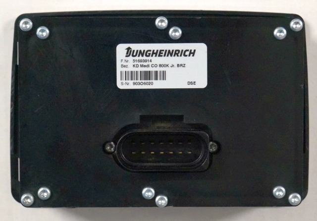 Jungheinrich 51693914 | Display KD MEDI CO 800K Jr BRZ sn. 903O6020 - Приборная панель для Погрузочно-разгрузочной техники: фото 2 Jungheinrich 51693914 | Display KD MEDI CO 800K Jr BRZ sn. 903O6020 - Приборная панель для Погрузочно-разгрузочной техники: фото 2