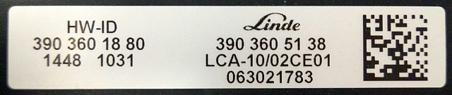 Linde 3903605138 | Controller LCA - 10/02CE01 3903601880 sn. 063021783 from R16H - Блок управления для Погрузочно-разгрузочной техники: фото 4 Linde 3903605138 | Controller LCA - 10/02CE01 3903601880 sn. 063021783 from R16H - Блок управления для Погрузочно-разгрузочной техники: фото 4