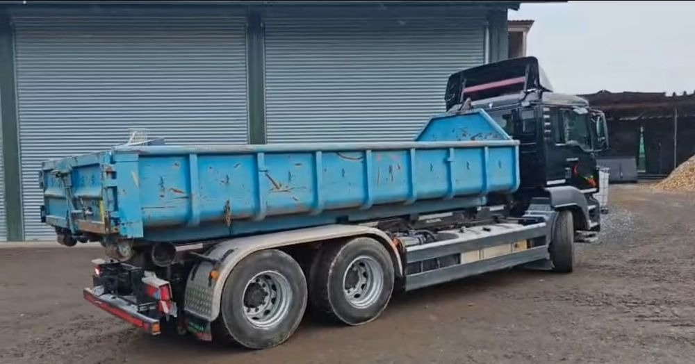 MAN TGS 26.440 6x4 – Meiller z systemem HDS (roll-off) + Kontener + Przyczepa – Euro 5 - Крюковой мультилифт: фото 4 MAN TGS 26.440 6x4 – Meiller z systemem HDS (roll-off) + Kontener + Przyczepa – Euro 5 - Крюковой мультилифт: фото 4