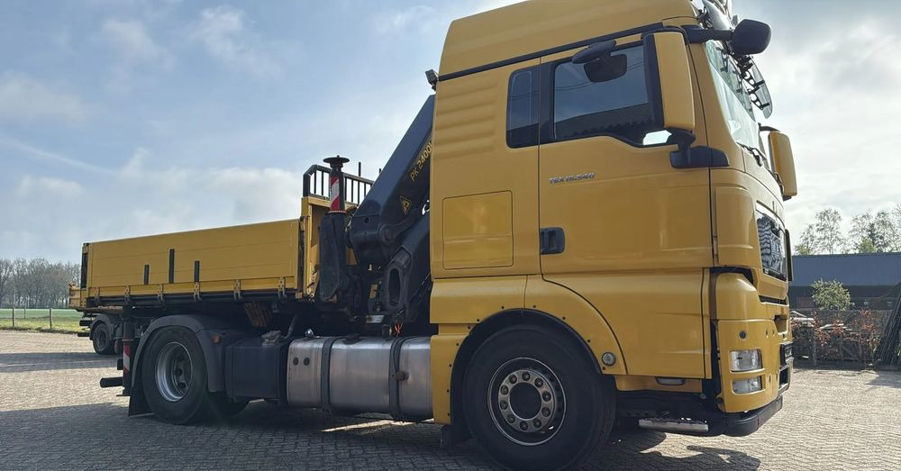 MAN TGX 18.540/4X2 • KRAN HDS PALFINGER PK24001-K • 3-stronna Wywrotka MEILLER • Automat • EURO 5 - Самосвал, Автоманипулятор: фото 1 MAN TGX 18.540/4X2 • KRAN HDS PALFINGER PK24001-K • 3-stronna Wywrotka MEILLER • Automat • EURO 5 - Самосвал, Автоманипулятор: фото 1