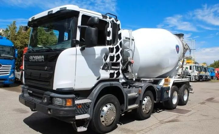 Scania G 410 8x4 – betonowóz Liebherr HTM 904 (9 m³) - Автобетоносмеситель: фото 2 Scania G 410 8x4 – betonowóz Liebherr HTM 904 (9 m³) - Автобетоносмеситель: фото 2
