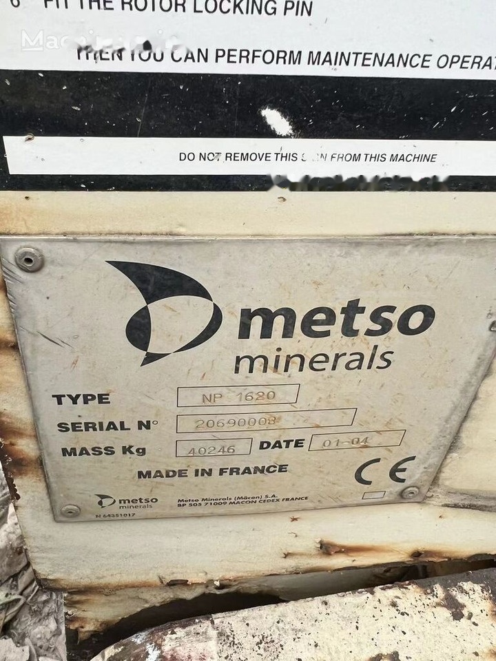 Metso Nordberg NP1620 Impact Crusher - Ударная дробилка: фото 2 Metso Nordberg NP1620 Impact Crusher - Ударная дробилка: фото 2