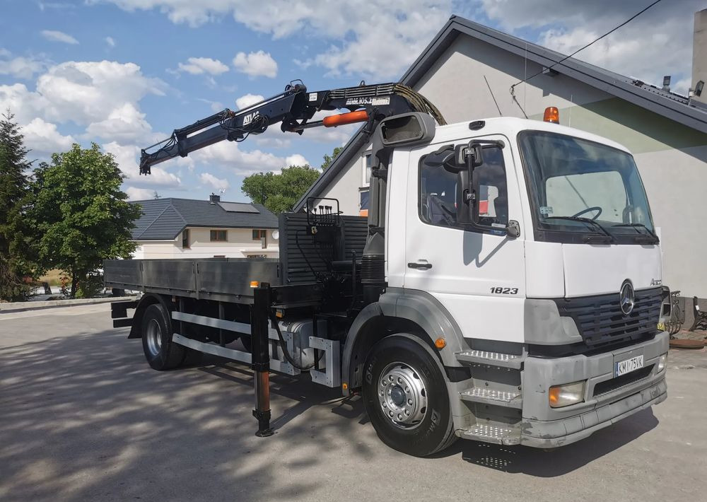 Mercedes-Benz Atego 1823 żuraw HDS Atlas 105.2 koła 315/80R22,5 - Грузовик бортовой/ Платформа, Автоманипулятор: фото 3 Mercedes-Benz Atego 1823 żuraw HDS Atlas 105.2 koła 315/80R22,5 - Грузовик бортовой/ Платформа, Автоманипулятор: фото 3