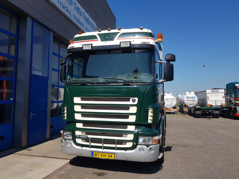 Scania R420 8x2 HIAB 800E-7 Hipro 80 ton/meter Winch Retarder - Автоманипулятор: фото 4 Scania R420 8x2 HIAB 800E-7 Hipro 80 ton/meter Winch Retarder - Автоманипулятор: фото 4