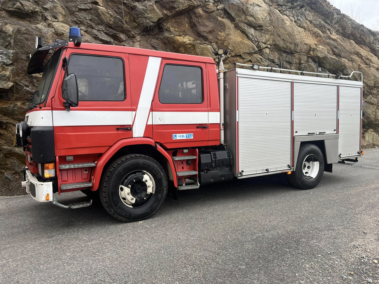 Scania P93ML - Fire engine /firetruck /släckbil / brandbil - Пожарная машина: фото 1 Scania P93ML - Fire engine /firetruck /släckbil / brandbil - Пожарная машина: фото 1