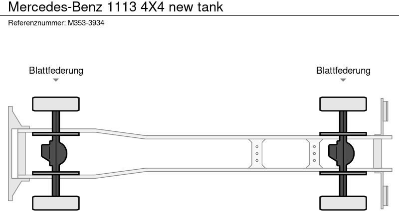 Пожарная машина Mercedes-Benz 1113 4X4 new tank: фото 17