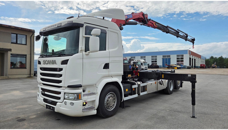 Scania G450 6X2*4 HMF 2120 crane 700 hours - Крюковой мультилифт, Автоманипулятор: фото 1 Scania G450 6X2*4 HMF 2120 crane 700 hours - Крюковой мультилифт, Автоманипулятор: фото 1