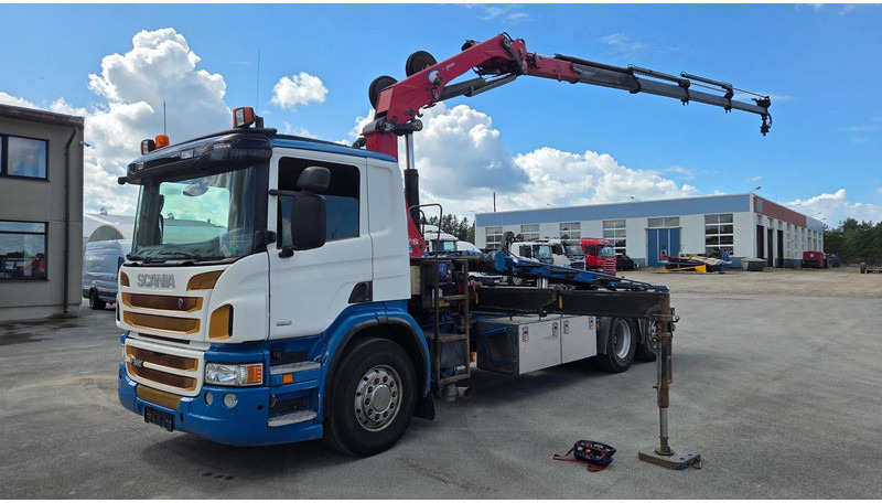 Scania P360 6X2*4 HMF 1720K4 EURO6 - Тросовый мультилифт, Автоманипулятор: фото 1 Scania P360 6X2*4 HMF 1720K4 EURO6 - Тросовый мультилифт, Автоманипулятор: фото 1