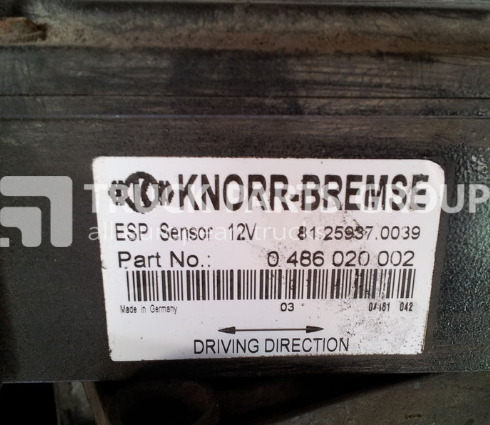 KNORR-BREMSE TGA, TGX, ESP sensor control unit - Сенсор для Грузовиков: фото 1 KNORR-BREMSE TGA, TGX, ESP sensor control unit - Сенсор для Грузовиков: фото 1
