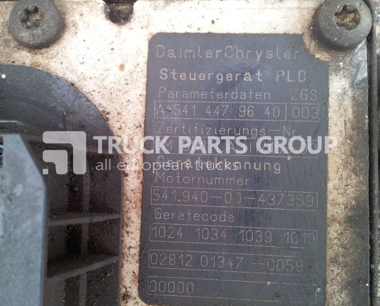 Блок управления для Грузовиков MERCEDES-BENZ Actros engine control unit, engine computer, PLD, MR, MR 2 unit, control unit: фото 10 Блок управления для Грузовиков MERCEDES-BENZ Actros engine control unit, engine computer, PLD, MR, MR 2 unit, control unit: фото 10
