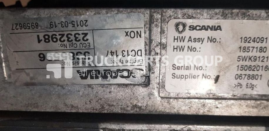 SCANIA T, P, G, R, L series EURO6, EURO 6 engine control unit, engine c control unit - Блок управления для Грузовиков: фото 2 SCANIA T, P, G, R, L series EURO6, EURO 6 engine control unit, engine c control unit - Блок управления для Грузовиков: фото 2