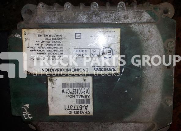 VOLVO FH16, D16C engine type engine control unit, 20520547, 20577131, control unit - Блок управления для Грузовиков: фото 1 VOLVO FH16, D16C engine type engine control unit, 20520547, 20577131, control unit - Блок управления для Грузовиков: фото 1