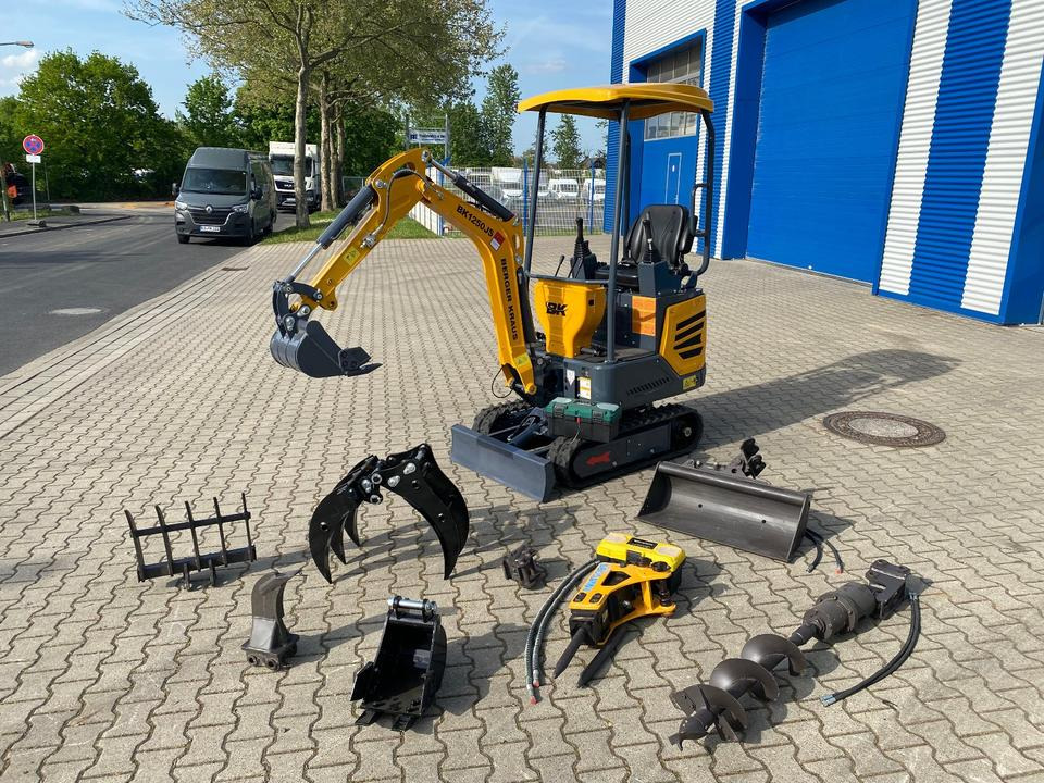 Minibagger BK1250JS + Zubehör *INKL.19% MWST*KUBOTA*BERGER KRAUS*JOYSTICK*SOFORT!* - Мини-экскаватор: фото 1 Minibagger BK1250JS + Zubehör *INKL.19% MWST*KUBOTA*BERGER KRAUS*JOYSTICK*SOFORT!* - Мини-экскаватор: фото 1