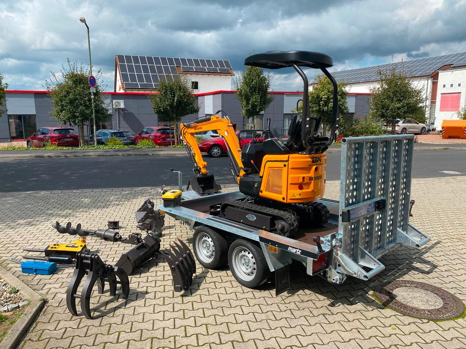 Minibagger BK1300JSR + Anhänger + Zubehör *INKL.19% MWST*BERGER KRAUS*KUBOTA*JOYSTICK*SCHENKWARM*SOFORT!* - Мини-экскаватор, Прицеп: фото 5 Minibagger BK1300JSR + Anhänger + Zubehör *INKL.19% MWST*BERGER KRAUS*KUBOTA*JOYSTICK*SCHENKWARM*SOFORT!* - Мини-экскаватор, Прицеп: фото 5