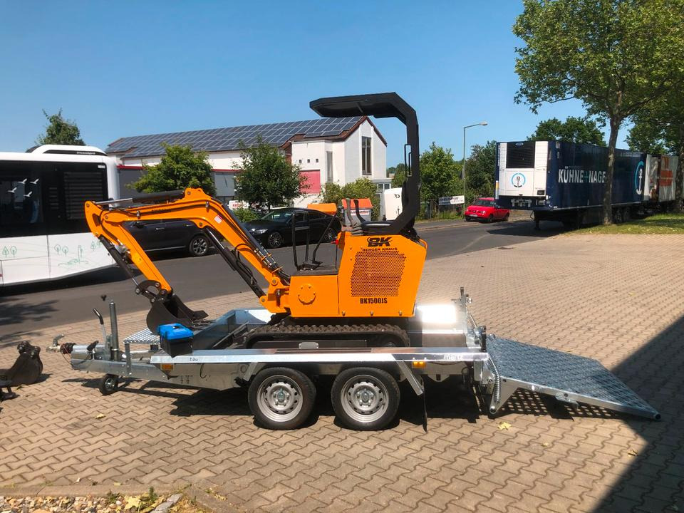 Мини-экскаватор, Прицеп Minibagger BK1500JS inkl. Anhänger *INKL.19% MWST*BERGER KRAUS*KUBOTA*JOYST*SCHAUFELPAKET*: фото 13