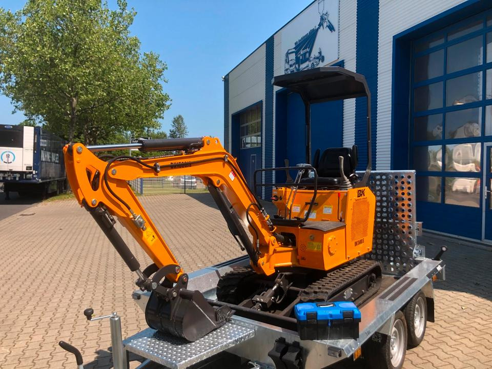 Мини-экскаватор, Прицеп Minibagger BK1500JS inkl. Anhänger *INKL.19% MWST*BERGER KRAUS*KUBOTA*JOYST*SCHAUFELPAKET*: фото 6